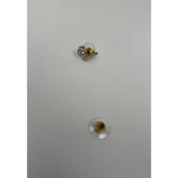 A'Gaci Goldtone Necklace and Earrings Set Circle Bling Charms 10 inches Long - Picture 4 of 5